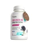 180 Cod Liver Oil Capsules for Dogs & Cats - High Strength 410mg Gel Capsules - Joint, Skin, and Coat Health Support - UK Made (6 Months Supply) - Buy Online on GoSupps.com