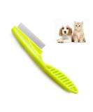 Zenvaly Flea Comb & Tear Stain Remover for Cats & Dogs | Lice & Dirt Comb | Green Pet Grooming Tool - Buy Online on GoSupps.com