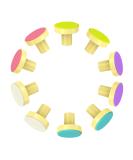 10Pcs Colorful Replacement Nail File Heads for Giraffe Baby Nail Trimmer - Safe and Suitable for Infants & Toddlers - Buy Online on GoSupps.com