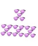 Frcolor 20-Piece Silicone Hair Color Mixing Bowl Set - Professional Salon Hairdressing Tools | 16.5x12.2x7cm | International Shipping Available - Buy Online on GoSupps.com