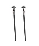 Fan Mascara Brushes - Enhance Lower Lashes Prevent Clumping 2pcs Bent Brushes for Salon Use - Buy Online on GoSupps.com