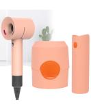 Silicone Hair Dryer Protective Cover for Dyson | Anti-Scratch Shockproof Dustproof Case - Coral Orange - Buy Online on GoSupps.com