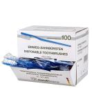 Mediware Disposable Toothbrushes with Paste - 100 Pieces | International Shipping Available - Buy Online on GoSupps.com