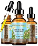 Kiwi Seed Oil - 100% Pure Virgin Cold Pressed Carrier Oil for Face, Skin, Body, Hair, Nails - 2 fl.oz (60ml) by Botanical Beauty - Buy Online on GoSupps.com