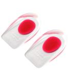 1 Pair Gel Heel Cups Plantar Fasciitis Inserts Pads for Heel Pain Bone Spur & Achilles Pain 35-39 (UK 4-7) Red - Buy Online on GoSupps.com