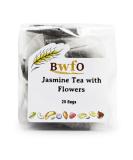 Jasmine Tea with Flowers 20 Bags (BWFO) - Buy Online on GoSupps.com
