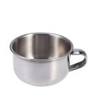 Premium Stainless Steel Shaving Cup Soap & Razor Foam for Men - Compact Lipstick Bag & Mini Headdress Included - Buy Online on GoSupps.com