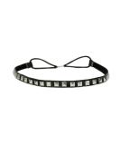Mia Studded Headband | Fashionable Black Faux Leather Hair Accessory with Silver Studs | For Women, Teens, Girls | Chic and Cool Style (1pc) - Buy Online on GoSupps.com