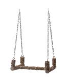 Bird Toys Wooden Perch For Large Birds Natural Wood Parrot Swing Chew Toy Easy To Install For African Greys Mini Macaws Bird Chew Toys Wood For Cockatiels Parakeets Lovebirds Conure Parrots - Buy Online on GoSupps.com