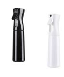 Basetousual 2 Spray Bottle - Continuous Ultra Fine Water Spray for Hairdressers (300ml Black & White) - Perfect Hair Mist for Styling & Hydration - Buy Online on GoSupps.com
