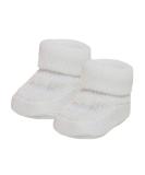 Royal Icon Baby Booties 0-3 Months - Soft & Stylish White Newborn Slippers for Baby Boys & Girls - Ri403 - Buy Online on GoSupps.com