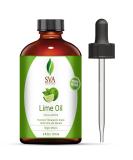 SVA Organics Lime Oil (4 Oz)- 100% Pure Natural Premium Therapeutic Grade for Skin Care, Hair Care, Massage, Aromatherapy, Scalp Massage - Buy Online on GoSupps.com