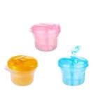 Healifty Baby Milk Powder Dispensers - Portable Storage Container for Travel - 3pcs(Random Color) - Buy Online on GoSupps.com