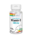 Solaray C Two Stage Timed Release 500mg with Rose Hips and Acerola - 100 Count - Buy Online on GoSupps.com