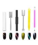 JOCXZI 6 Pcs Magnetic Pen & 3D Magnet Stick Set for Cat Eye Gel Nail Art DIY - Buy Online on GoSupps.com