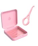 GXGM Denture Container & Dental Splint Box - Pink Braces Box with Tooth Hook | International Shipping Available - Buy Online on GoSupps.com