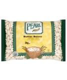 Premium White Pearl Butter Beans 2 kg - High Quality, Non-GMO Beans - Buy Online on GoSupps.com