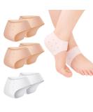 Menyiyds Gel Heel Cushions - 3 Pairs Silicone Pads for Heel Spur & Plantar Fasciitis Relief Pain Relief Socks for Men & Women - Buy Online on GoSupps.com