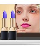 Buy 2Pcs Color Changing Blue Rose Lipstick Set - Magic Mood Jelly Lip Balm Vitamin E PH Reactive Pink Tint - Buy Online on GoSupps.com