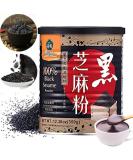 100% Black Sesame Seeds Powder, No Sugar, Low Temp Roasted, HALAL, NON-GMO, Black Sesame Paste Made in Taiwan 12.36oz (350g) - Buy Online on GoSupps.com