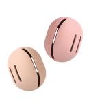 FERYES 2 PCS Makeup Sponge Holder - Silicone Beauty Blender Case Makeup Sponge Holder for Travel 2 Pcs Khaki+Pink - Buy Online on GoSupps.com