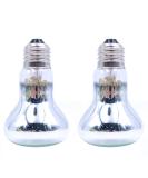 ANCLLO 2pcs Transparent Reptile Heating Bulbs Durable Infrared Heat Lamp Warming Light Bulb Pet Light for Reptile and Amphibian Lizard Tortoise Spider Snake Chameleon 220-230V(75W) - Buy Online on GoSupps.com