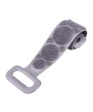EXCEART Silicone Back Scrubber Belt - Gray - Ultimate Shower Exfoliation Tool for Smooth Skin - Durable & Easy to Use - Ideal for All Body Types - Buy Online on GoSupps.com