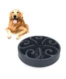 Slow Feeder Dog Bowl Pet Bowl Labyrinth Interactive Puzzle Bowls Slow Eating Medium-Sized Dog Food Bowl Anti-Swallowing Bloat Stop Grey - Buy Online on GoSupps.com