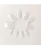 Forten 500pcs Clear Short Square Full Cover Fake Nails Tips - Perfect for Nail Salons & DIY Manicure Decoration - Buy Online on GoSupps.com