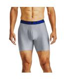 Under Armour Men's Tech 6in Boxer Shorts - Quick-Drying & Comfortable | 2-Pack Tight Fit Academy L - Buy Online on GoSupps.com