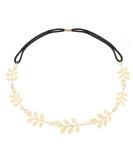 Yalice Elastic Head Chain Leaf Headband Hair Acessories for Women and Girls Gold - Buy Online on GoSupps.com