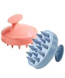 Hair Massage Brush Set - 2PC Silicone Scalp Stimulator for Root Care & Hair Growth - Blue - Buy Online on GoSupps.com