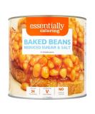 Essentially Catering Baked Beans Reduced Sugar and Salt in Tomato Sauce 2.62 kg - Buy Online on GoSupps.com