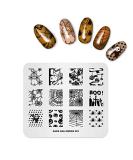 Alexnailart Halloween Nail Stamping Plate - Spider, Spider Web, Grimace Pumpkin Patterns | Manicure DIY Art Tool - Buy Online on GoSupps.com