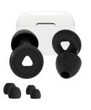 Buy Reusable Ear Plugs for Sleeping - Noise Cancelling Silicone Earplugs for Sleep Study & Travel - Soft Soundproof Hearing Protection with Case - Buy Online on GoSupps.com
