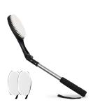 3 Set Back brush with Applicator Pads body washing lotion applicator bathing brush with a long stem body brush shower brush dry brush Total aid for back - Buy Online on GoSupps.com