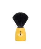 Nom LASSE Series Shaving Brush - Synthetic Black Fibre & Plastic Lemon - Premium International Shipping - Buy Online on GoSupps.com