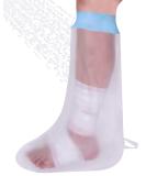 CureSquad Waterproof Leg Cast Cover - Adult Reusable Protector for Shower - Comfortable and Elastic Shower Bag - Wound Care Supplies - Buy Online on GoSupps.com