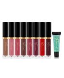 NICEFACE Matte Nude Lipstick Set - 8 Waterproof Long Lasting Colors | Non-Stick Cup Liquid Lipstick & Makeup Remover Gel | Perfect for All Skin Tones - Buy Online on GoSupps.com