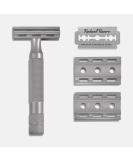 ROCKWELL RAZORS 6S Stainless Steel Double-Edge Safety Razor - 6 Adjustable Shave Settings, 5 Blades - Silver (8 Piece Set) - Buy Online on GoSupps.com