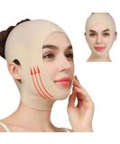 Medium Reusable Chin Slimming Strap for V Line Lifting - Face Mask & Jawline Shaper - Anti-Snoring (Pack of 1) - Buy Online on GoSupps.com