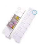 7-Day Pill Box Organizer | Travel-Friendly Tablet & Vitamin Holder | Durable Plastic Medicine Case - Buy Online on GoSupps.com
