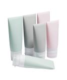 LibraCompany 6 Pack Portable Soft Silicone Travel Bottles Set - Leakproof Cosmetic Toiletry Containers in Pink, Green, Grey - Buy Online on GoSupps.com