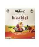 Handmade Ikbal Original Turkish Delight 350g ( Rose & Lemon) Halal Kosher Glucose-Free Vegan - Buy Online on GoSupps.com