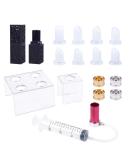 Pandahall 22 pcs.DIY lipstick form tool set-8-pc.Lipstick cosmetics silicone shape with bracket lipstick wiper ring - Buy Online on GoSupps.com