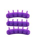 Alexnailart 3-Piece Nail Display Stand Set Gel Nail Polish Training Tools with 10 Nail Tips - Purple Violet - Buy Online on GoSupps.com