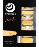 Lovelyface Nails - Long-Lasting Self-Adhesive Nail Wraps & Stickers | Non-Toxic Nail Polish Stripes for Spring | 16 Thin Films for Effortless Manicures - Buy Online on GoSupps.com