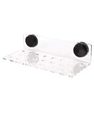 Zerodis Aquarium Coral Rack Bracket - Acrylic Transparent 23 Hole Frag Rack with Strong Suction for Coral Accessories - Buy Online on GoSupps.com