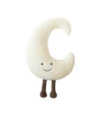 LIBOOI 60cm Sun Cloud Moon Star Pillow Cushion Decorative Kids Cute Nursery Pillow Cloud Soft Decor Stuffed Pillow Plush Pillow for Kids Bolster Soft Sofa Room Decor (UK1-YH-221129DJ02-6-HD) 60cm Moon - Buy Online on GoSupps.com