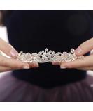 JWICOS Silver Wedding Tiara for Women and Girls  Princess Crowns and Tiaras for Bride Rhinestone Birthday Crown Headband Crystal Costume Party Prom Hair Accessories (Silver) - Buy Online on GoSupps.com